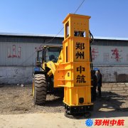 液壓夯哪家好鄭州中航智能高速液壓夯實機(jī)施工現(xiàn)場